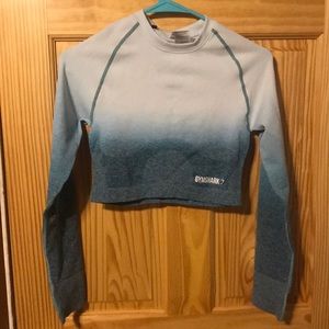 NWT Gymshark ombré crop top